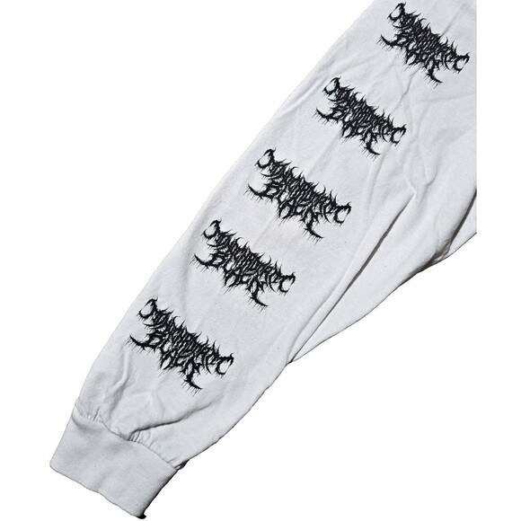 Monochromatic Black Band Shirt Predacious Death Metal XL Double Side Long Sleeve - Picture 5 of 12